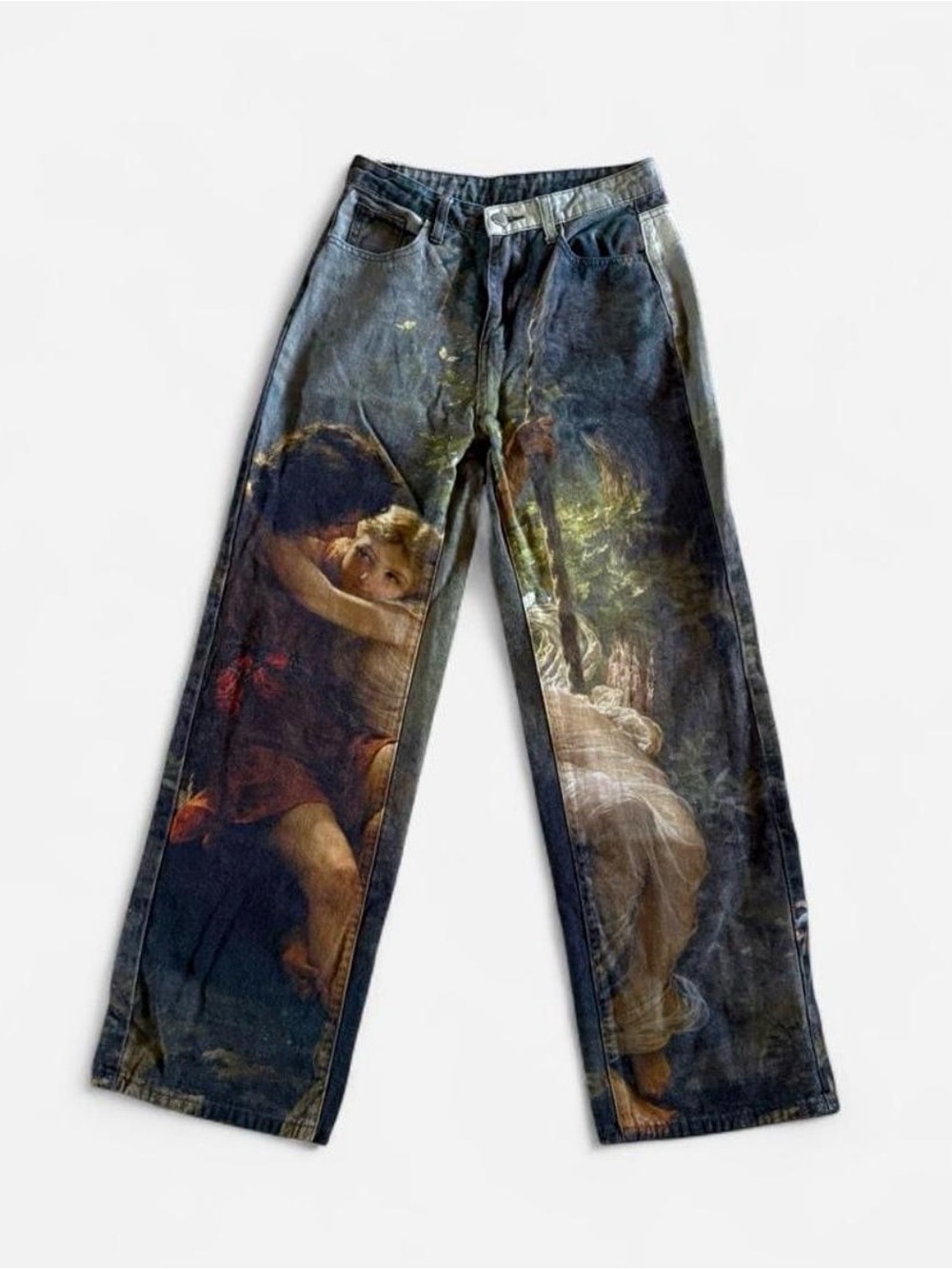 Renaissance Print Jeans